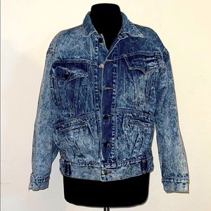Gloria Valderbilt 80’s Vintage Jean Jacket